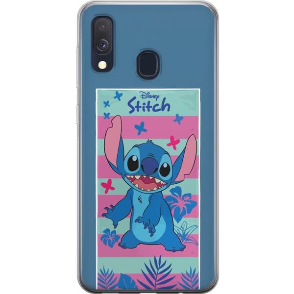 Kompatibelt Mobilskal till Samsung Galaxy A40 Disney Stitch