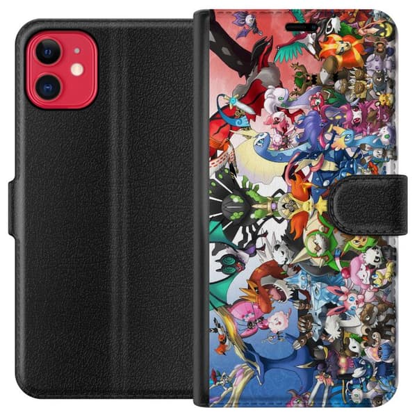 Kompatibelt Plånboksfodral till Apple iPhone 11 Pokemon