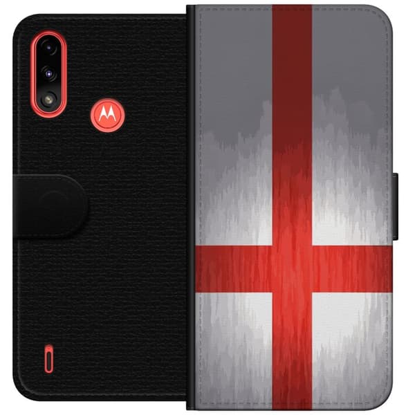 Kompatibel Tegnebogsetui til Motorola Moto E7 Power Englands flagga
