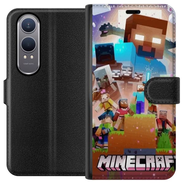 Kompatibelt Plånboksfodral till OnePlus Nord CE4 Lite Minecraft
