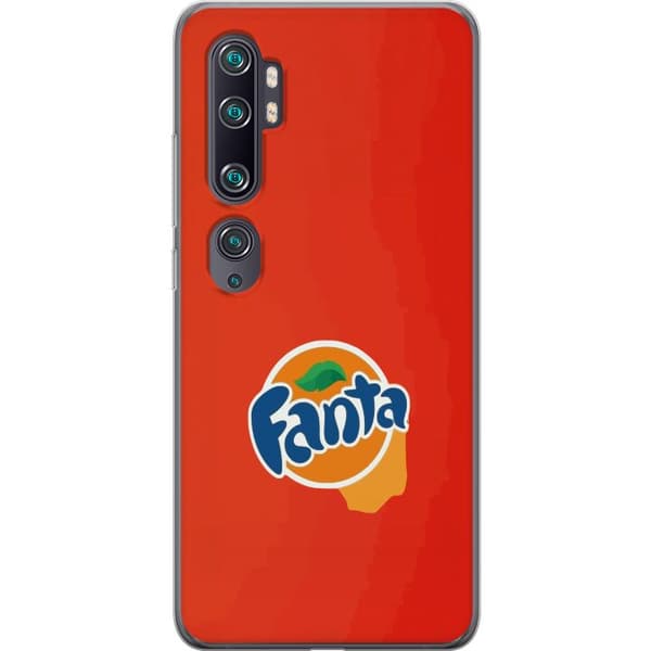 Kompatibelt Mobildeksel til Xiaomi Mi Note 10 Stilren appelsinforme design