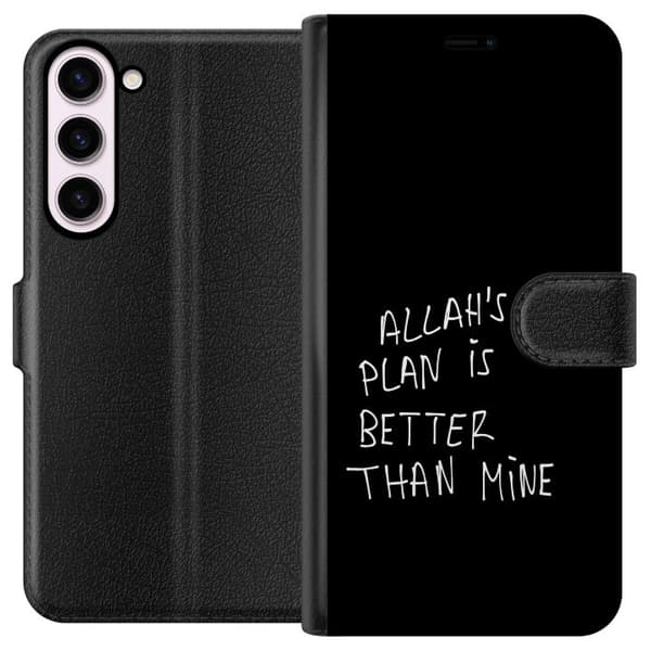 Kompatibelt Plånboksfodral till Samsung Galaxy S23+ Allahs plan är bättre än min