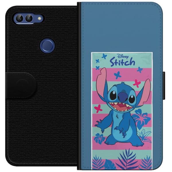Kompatibel Tegnebogsetui til Huawei P smart Disney Stitch