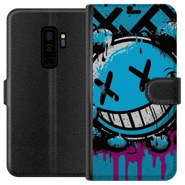 Kompatibel Tegnebogsetui til Samsung Galaxy S9+ Glædelig