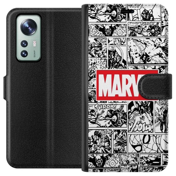 Kompatibel Tegnebogsetui til Xiaomi 12 Marvel