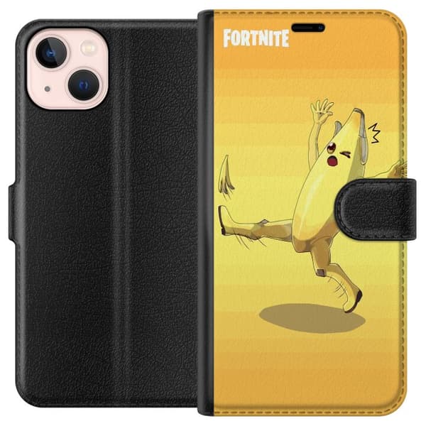 Kompatibelt Plånboksfodral till Apple iPhone 13 mini fortnite banana