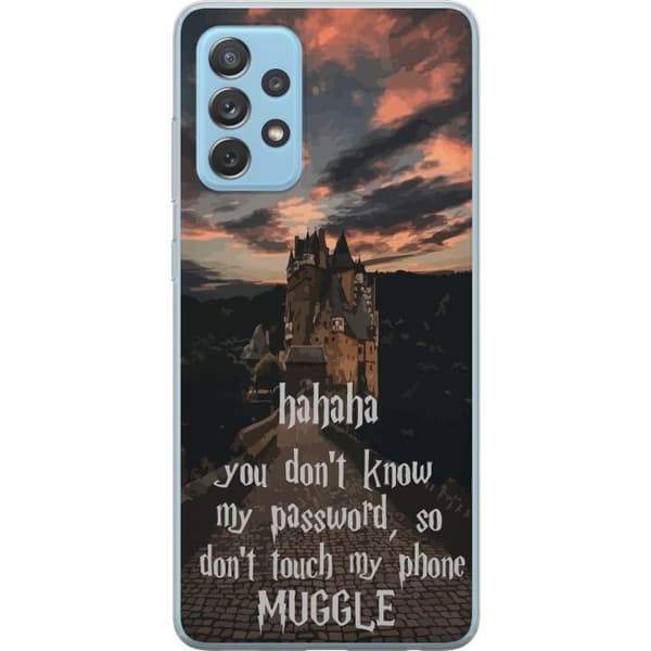 Kompatibelt Mobilskal till Samsung Galaxy A52 5G Harry Potter Text