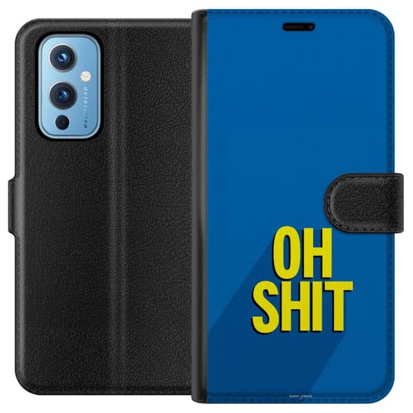 Yhteensopiva Lompakkokotelo OnePlus 9 Oh Shit text