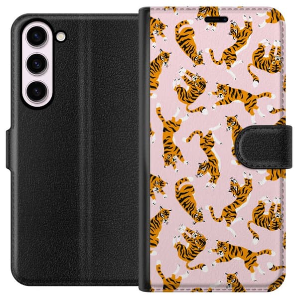 Kompatibel Tegnebogsetui til Samsung Galaxy S23+ tiger