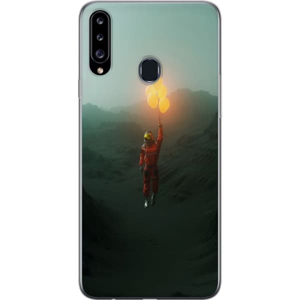 Kompatibelt Mobilskal till Samsung Galaxy A20s Mono Check