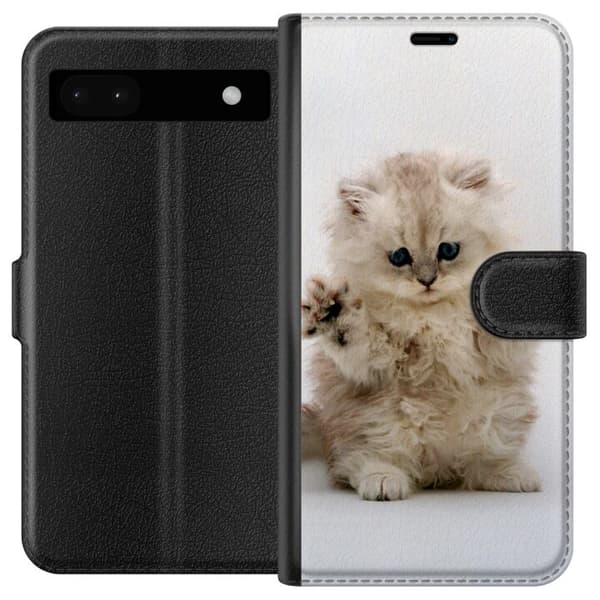 Kompatibelt Plånboksfodral till Google Pixel 6a Katt