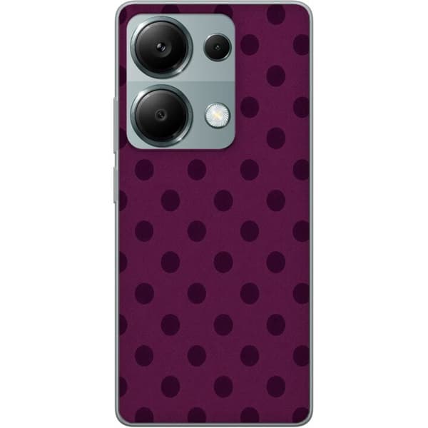 Kompatibelt Mobilskal till Xiaomi Redmi Note 13 Pro 4G Plum Dots