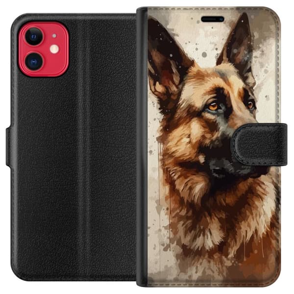 Kompatibelt Plånboksfodral till Apple iPhone 11 Schäfer