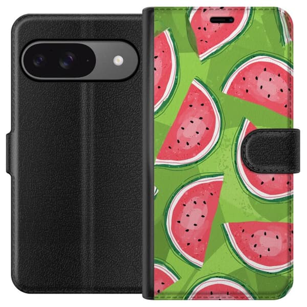 Kompatibelt Plånboksfodral till Google Pixel 9 Pro Vattenmelon