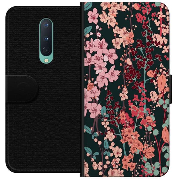 Kompatibelt Lommeboketui til OnePlus 8 Blomster