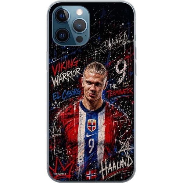 Kompatibelt Mobildeksel til Apple iPhone 12 Pro Erling Haaland graffiti