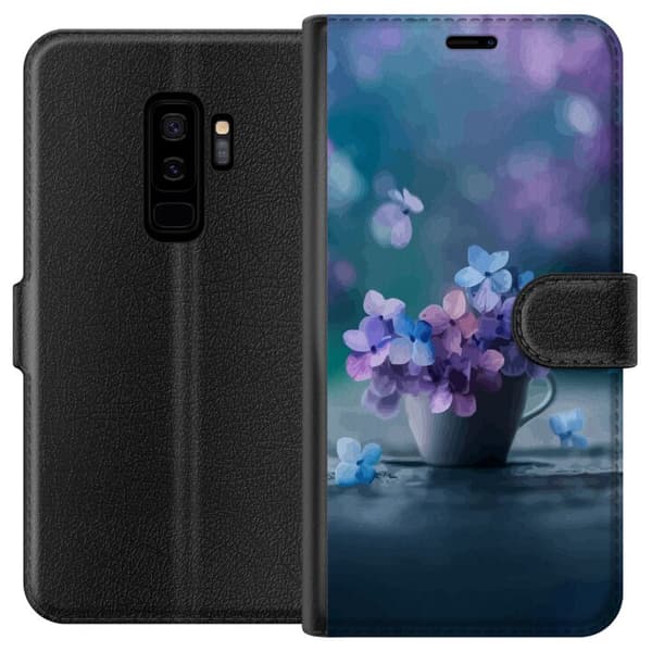 Kompatibelt Lommeboketui til Samsung Galaxy S9+ Blomster Søtt