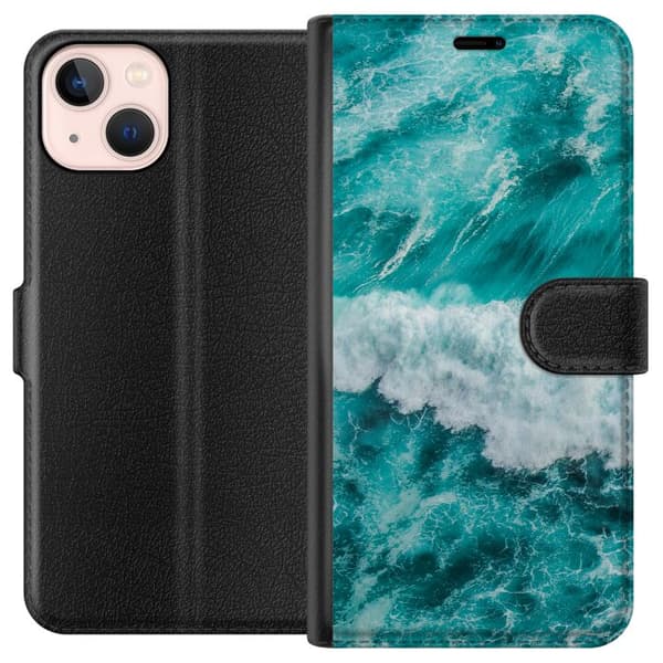 Kompatibelt Plånboksfodral till Apple iPhone 13 mini Hav