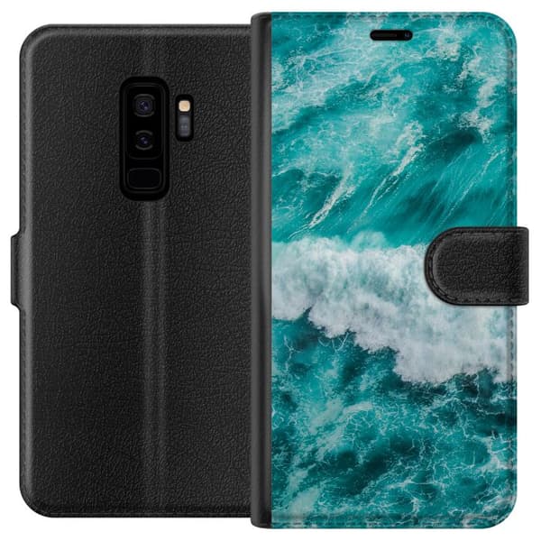 Kompatibelt Plånboksfodral till Samsung Galaxy S9+ Hav