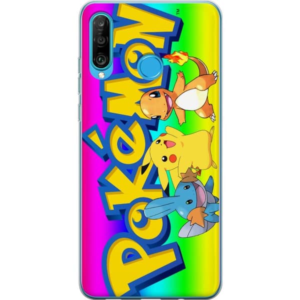 Kompatibelt Mobilskal till Huawei P30 lite Pokemon
