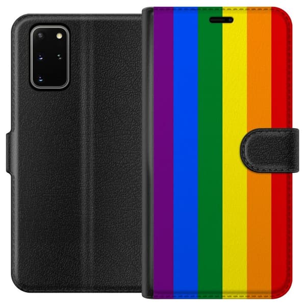 Kompatibelt Plånboksfodral till Samsung Galaxy S20+ Pride Flagga