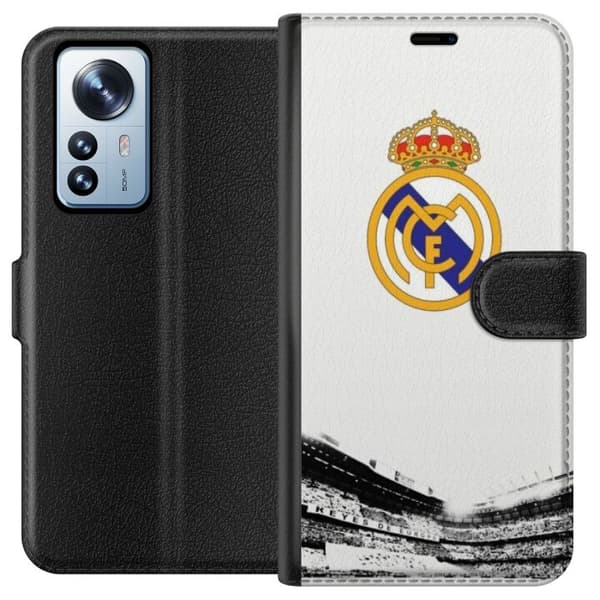 Kompatibel Tegnebogsetui til Xiaomi 12 Pro Real Madrid