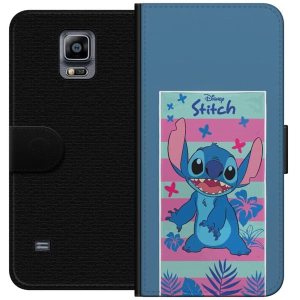 Kompatibelt Plånboksfodral till Samsung Galaxy Note 4 Disney Stitch