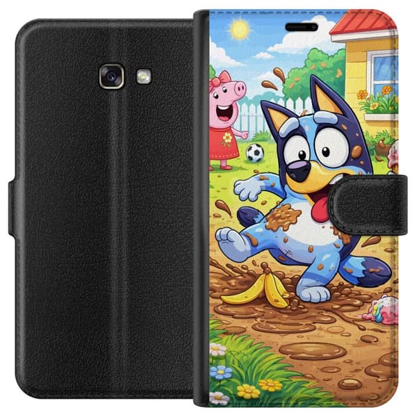 Kompatibelt Lommeboketui til Samsung Galaxy A3 (2017) Blåy