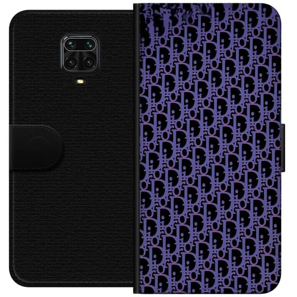 Kompatibelt Lommeboketui til Xiaomi Redmi Note 9S Moderneluksuriøst monogram i stilrent design