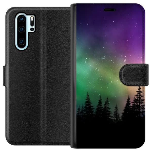 Kompatibel Tegnebogsetui til Huawei P30 Pro Nordlys