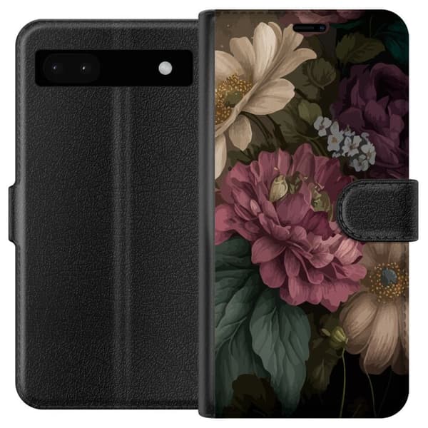 Yhteensopiva Lompakkokotelo Google Pixel 6a Kukat
