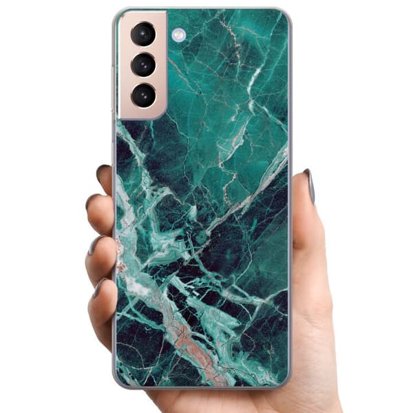 Kompatibelt Mobilskal till Samsung Galaxy S21 Marmor