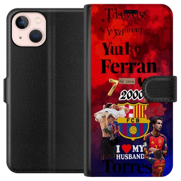 Kompatibel Tegnebogsetui til Apple iPhone 13 Ferran Torres