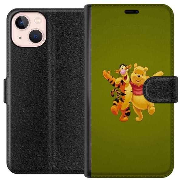 Kompatibelt Plånboksfodral till Apple iPhone 13 mini Nalle Puh