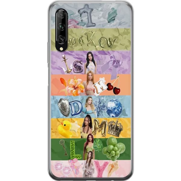 Kompatibelt Mobildeksel til Huawei P smart Pro 2019 KATSEYE färgcollage