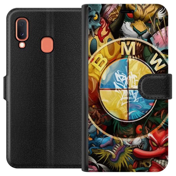 Kompatibelt Lommeboketui til Samsung Galaxy A20e BMW