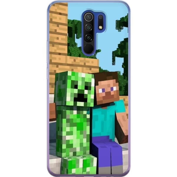 Kompatibelt Mobilskal till Xiaomi Redmi 9 MineCraft