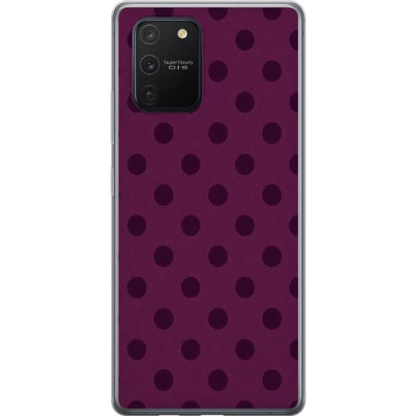 Kompatibelt Mobildeksel til Samsung Galaxy S10 Lite Plommeprikker