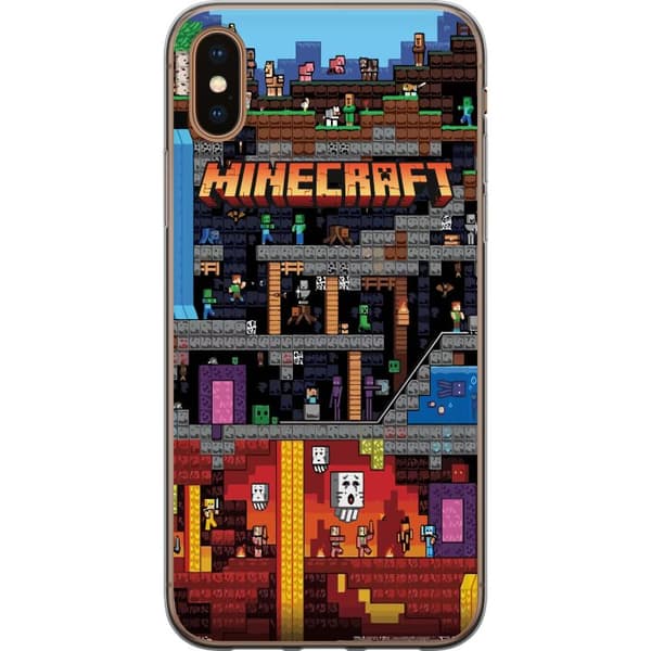 Kompatibelt Mobildeksel til Apple iPhone X Minecraft