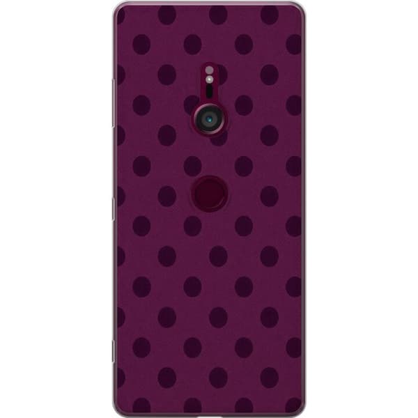 Kompatibelt Mobildeksel til Sony Xperia XZ3 Plommeprikker