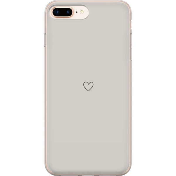 Yhteensopiva Puhelinkuori Apple iPhone 8 Plus Sydän