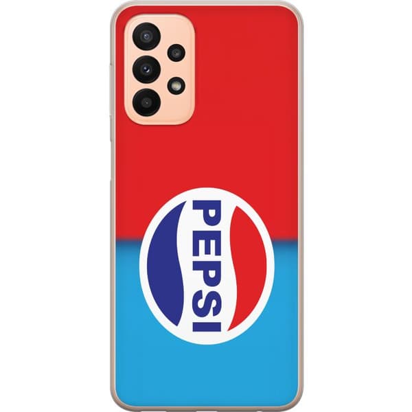 Kompatibelt Mobildeksel til Samsung Galaxy A23 Ikonisk Pepsi-design