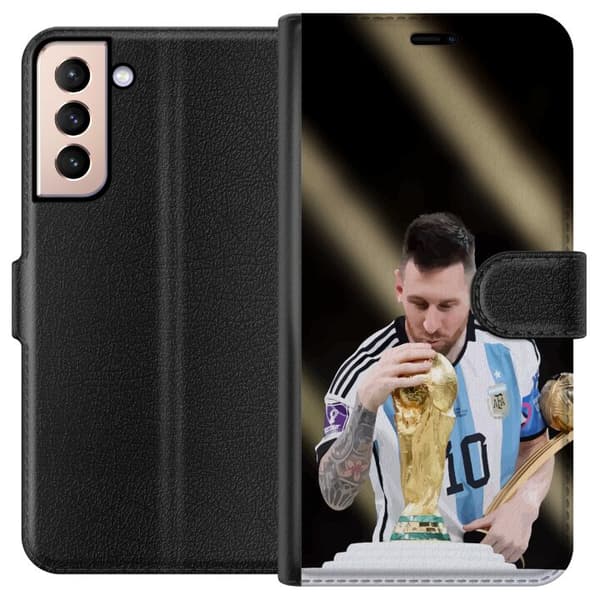 Kompatibelt Lommeboketui til Samsung Galaxy S21 Messi
