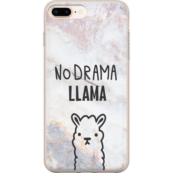 Kompatibelt Mobildeksel til Apple iPhone 8 Plus Llama Marble
