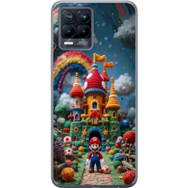 Kompatibelt Mobildeksel til Realme 8 Super Mario-inspirert eventyrtema