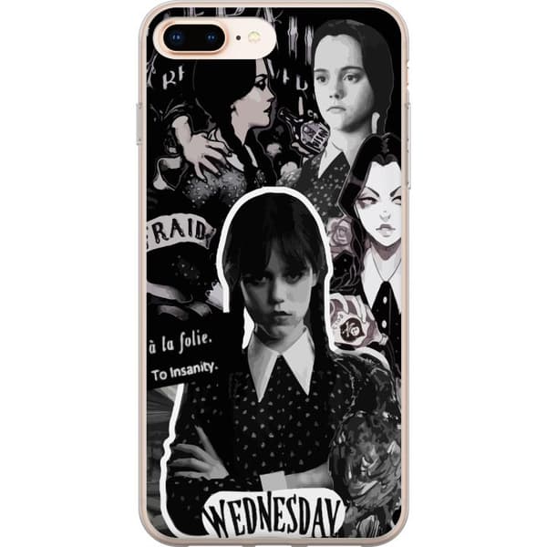 Kompatibelt Mobildeksel til Apple iPhone 8 Plus Wednesday Addams