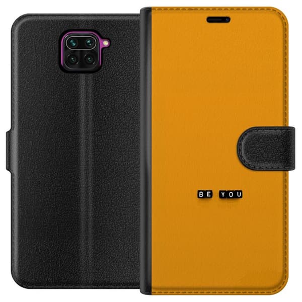 Kompatibelt Lommeboketui til Xiaomi Redmi Note 9 Be You text