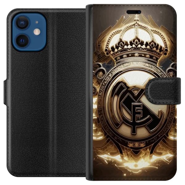 Kompatibelt Lommeboketui til Apple iPhone 12 Real Madrid