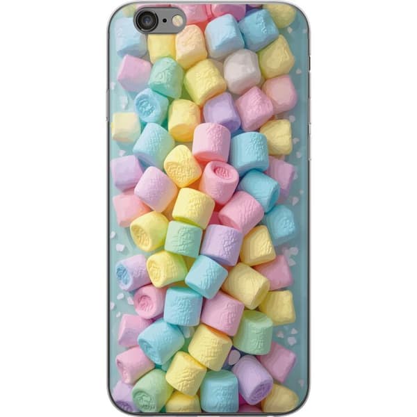 Kompatibelt Mobildeksel til Apple iPhone 6s Plus Søt godisdesign med marshmallows