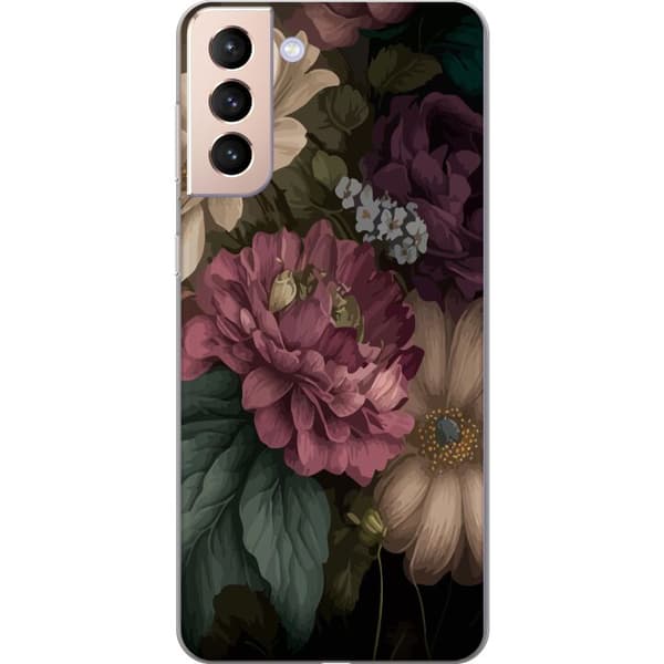 Kompatibelt Mobildeksel til Samsung Galaxy S21 Blomster